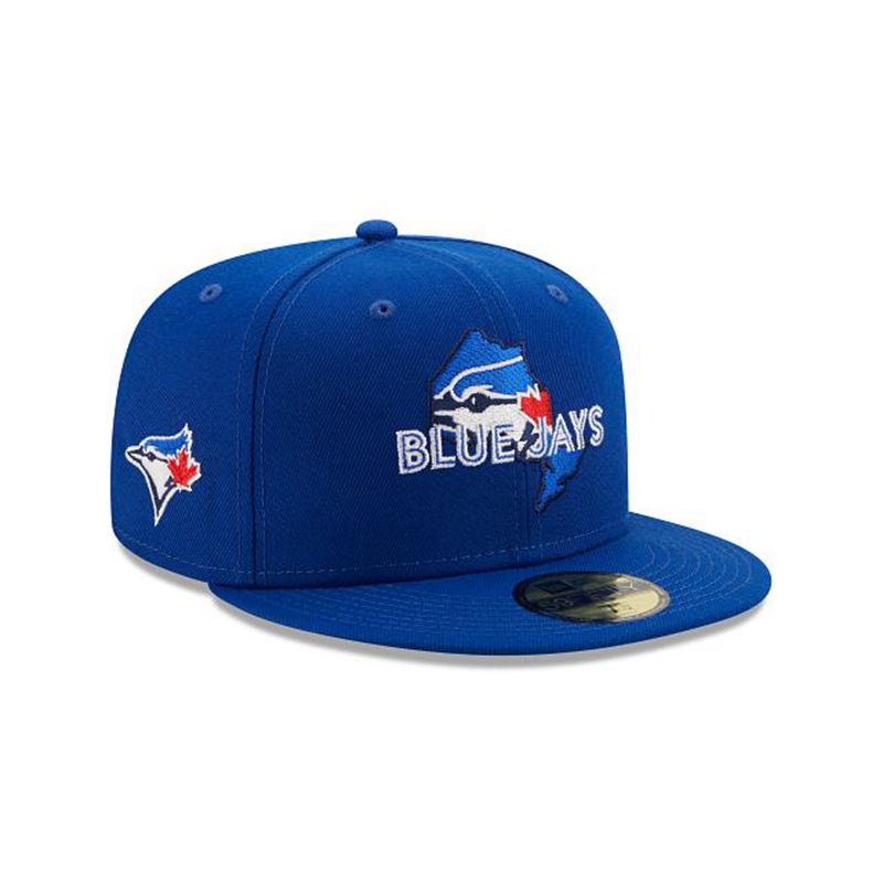 MLB Toronto Blue Jays Local 59Fifty Fitted (GPT5759) - Blue New Era Caps